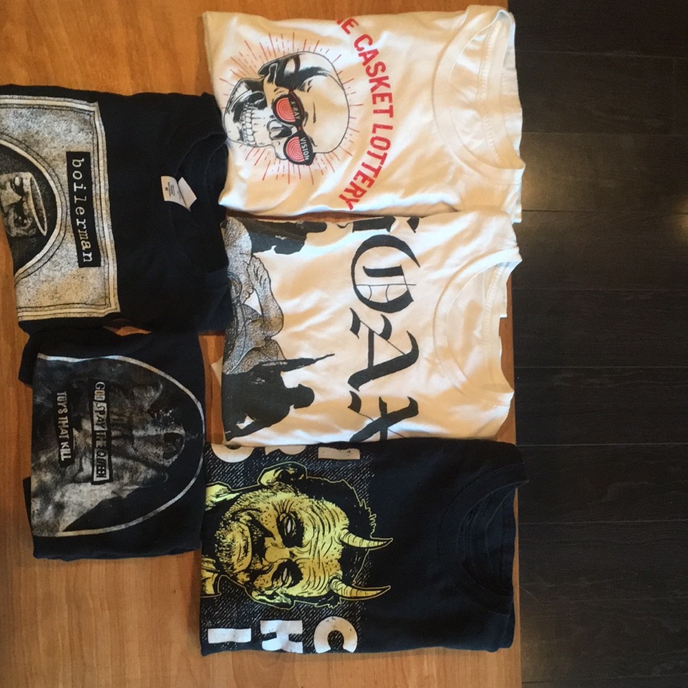 Punk band T-shirts